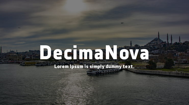 DecimaNova Font Family