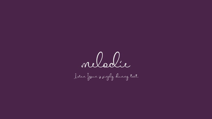 melodie Font