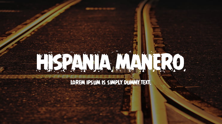 Hispania Manero Font
