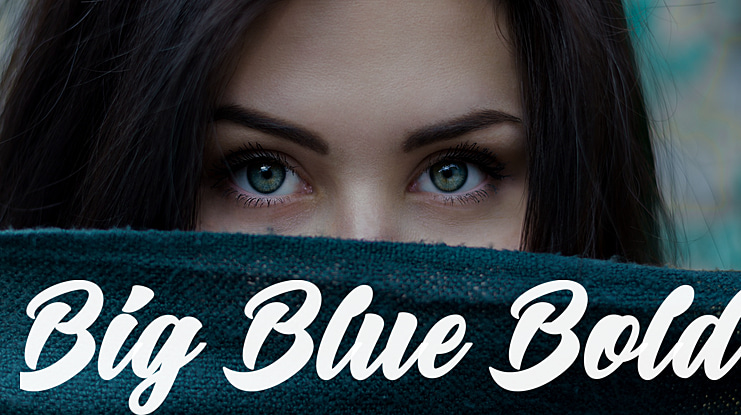 Big Blue Font
