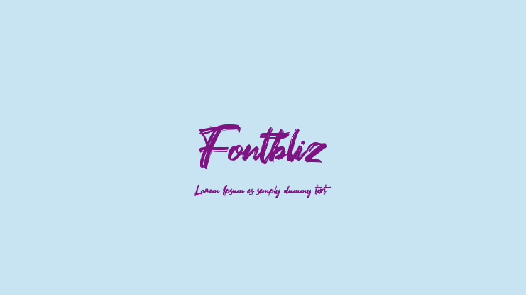 Fontbliz Font