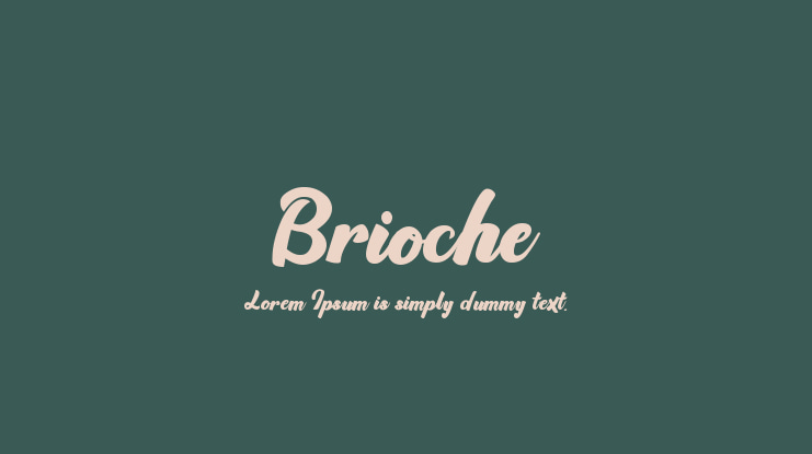 Brioche Font