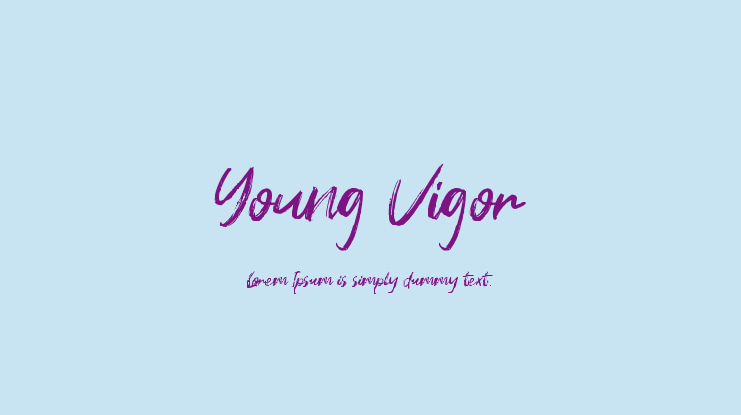 Young Vigor Font