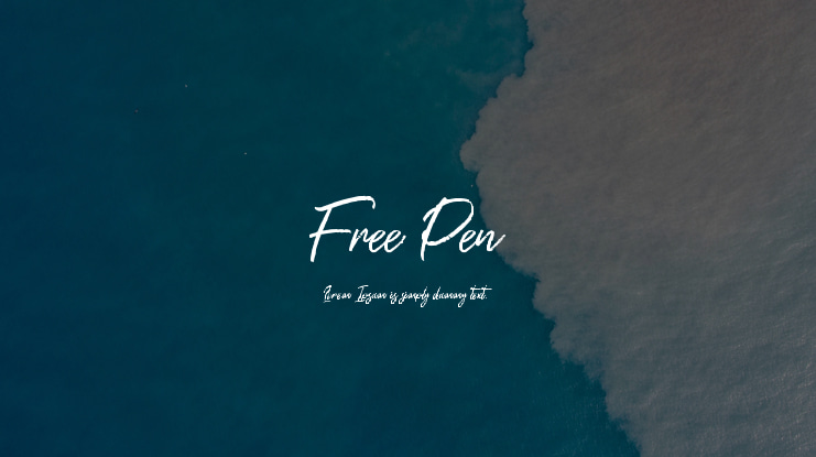 Free Pen Font