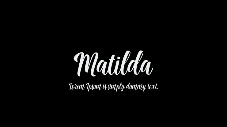 Matilda Font