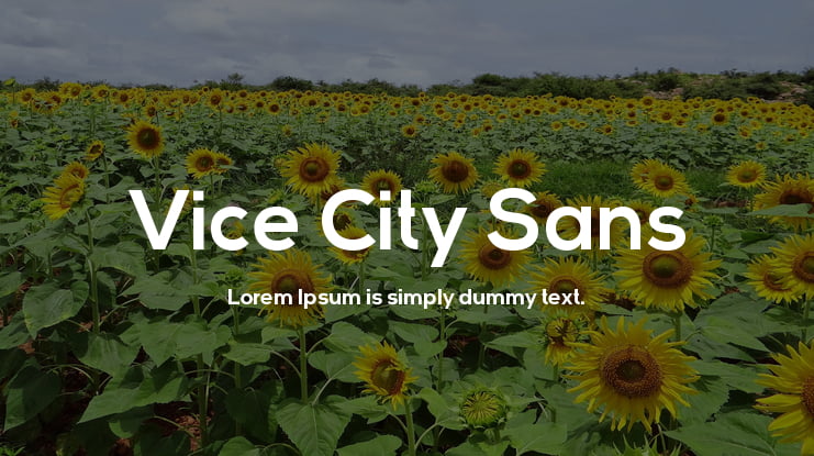 Vice City Sans Font