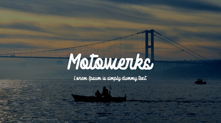 Motowerks Font