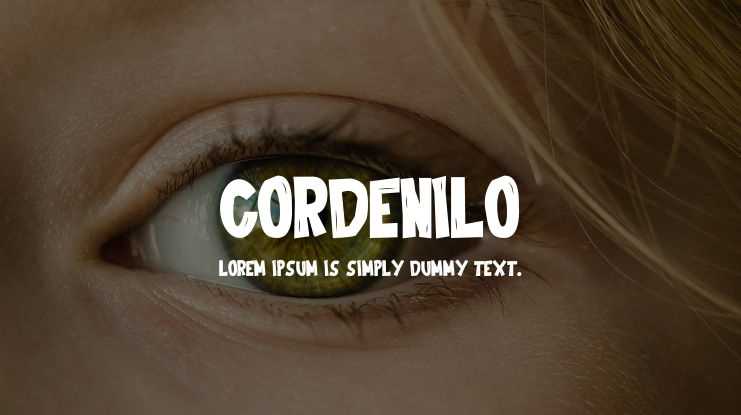 Cordenilo Font Family