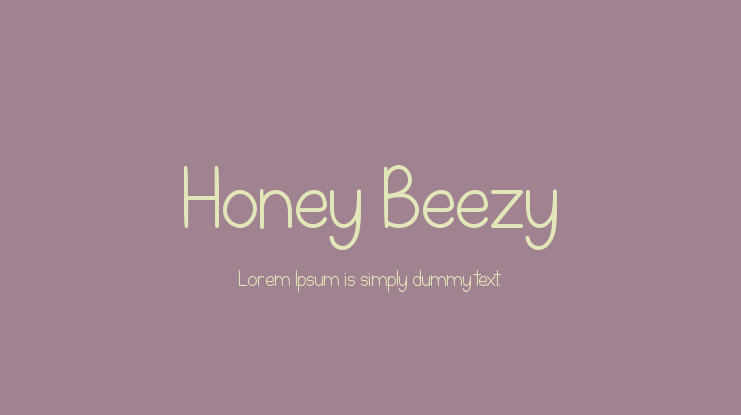 Honey Beezy Font