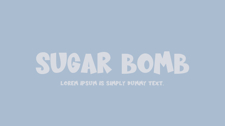 Sugar Bomb Font
