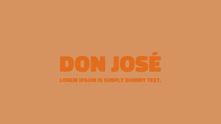 Don José Font Family