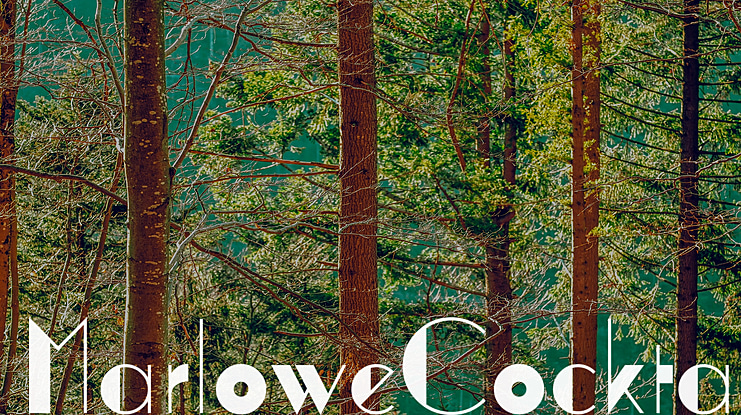 MarloweCocktail Font Family