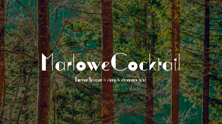 MarloweCocktail Font Family