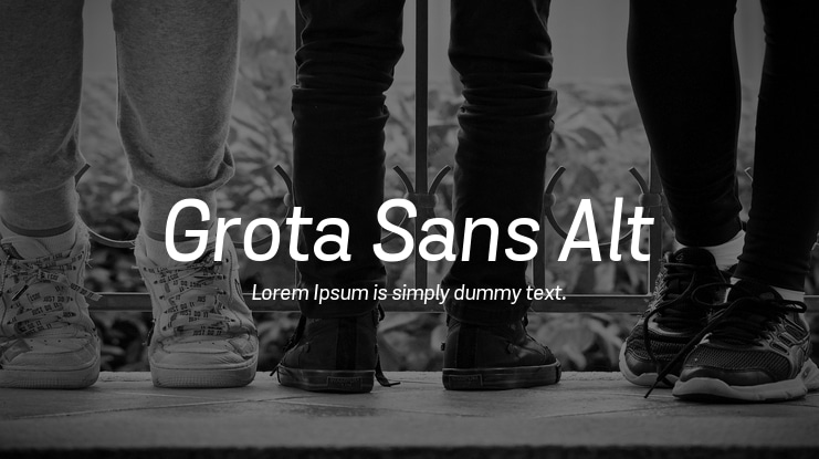 Grota Sans Alt Font Family