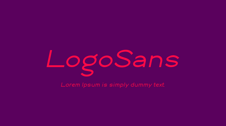 LogoSans Font Family
