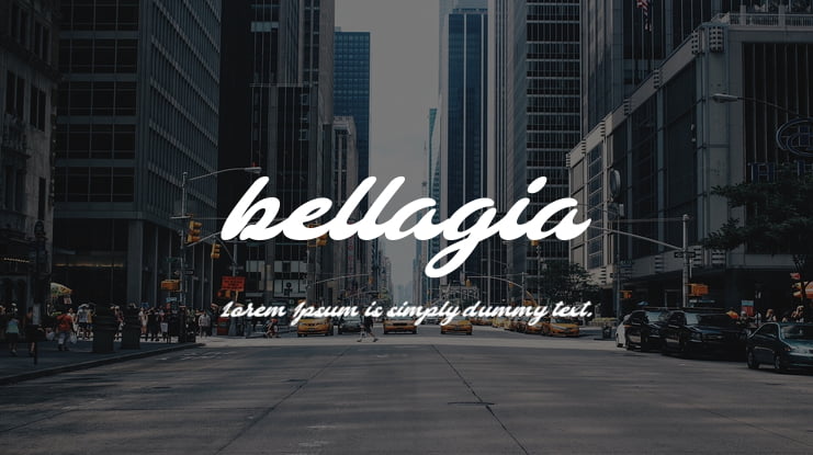 bellagia Font