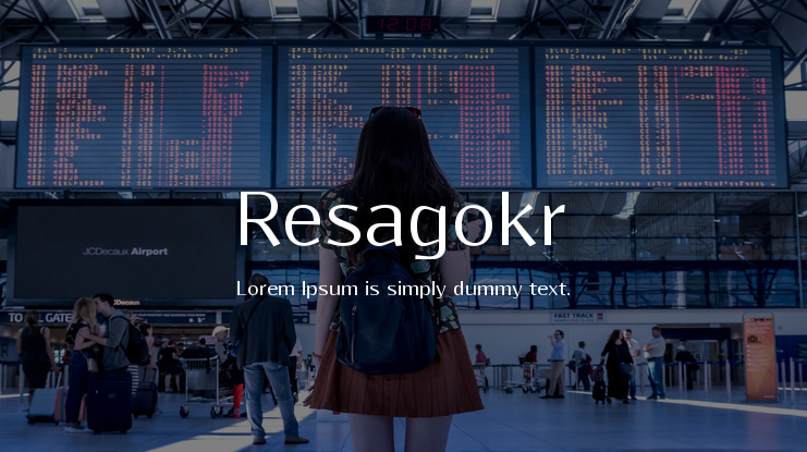Resagokr Font Family