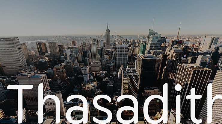 Thasadith Font Family