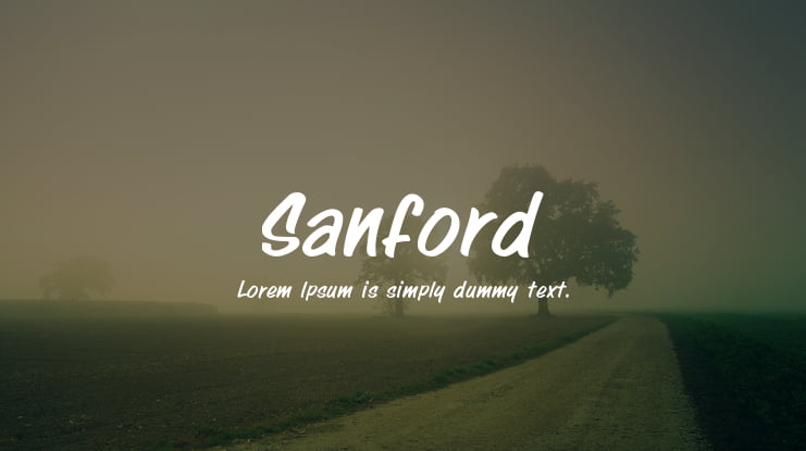 Sanford Font