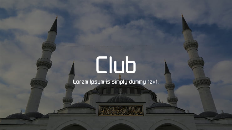 Club Font