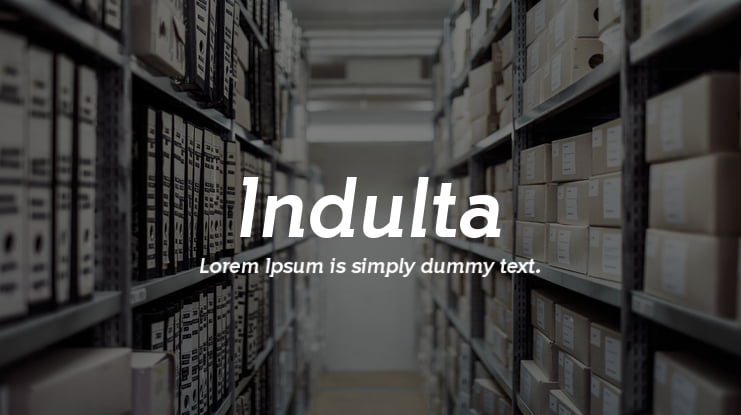 Indulta Font Family
