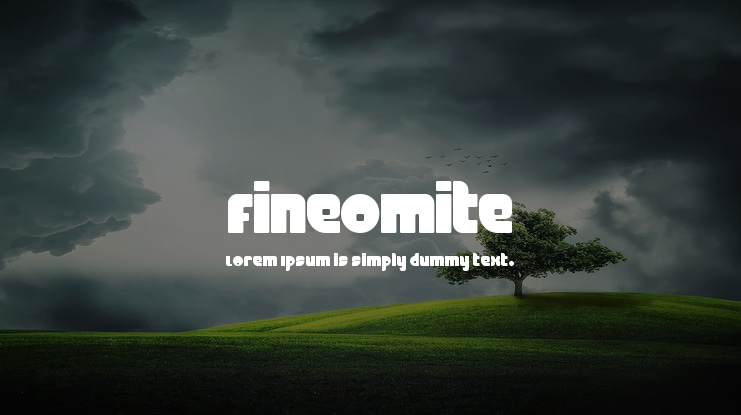 FineOMite Font