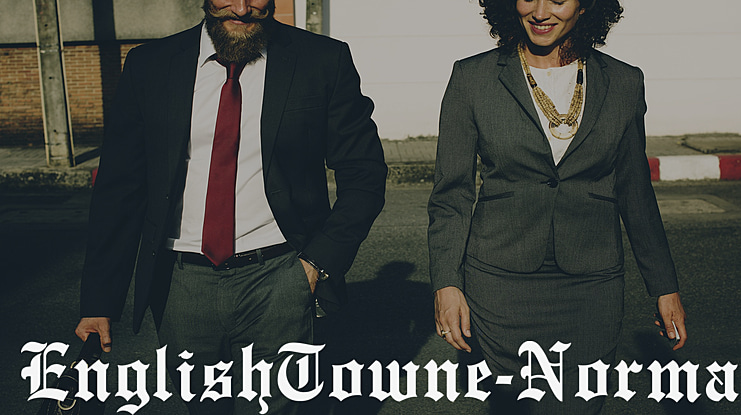 EnglishTowne-Normal Font