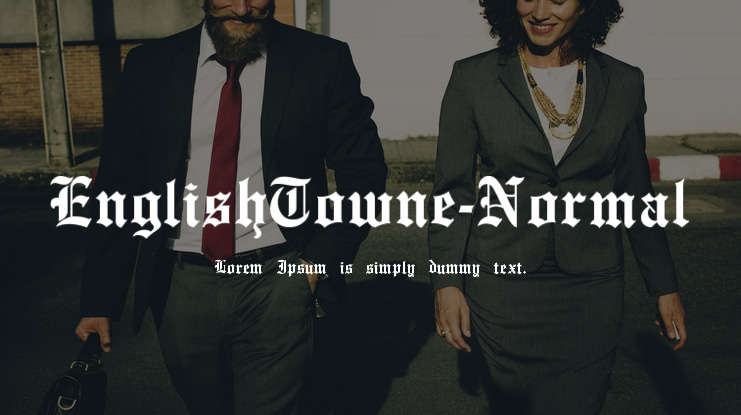 EnglishTowne-Normal Font
