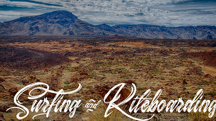 Surfing & Kiteboarding Font