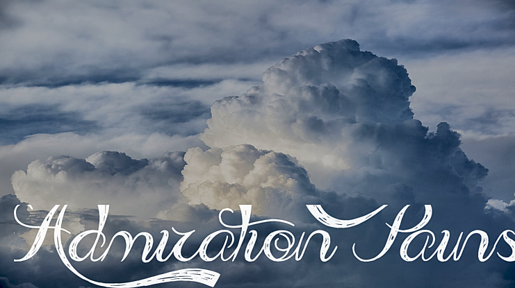 Admiration Pains Font