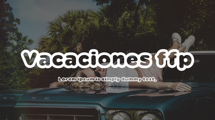 Vacaciones ffp Font