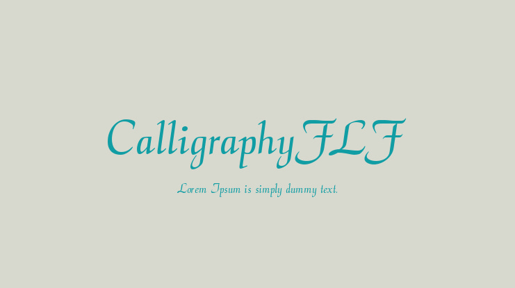 CalligraphyFLF Font