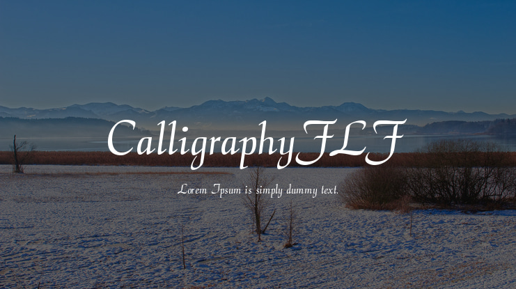 CalligraphyFLF Font