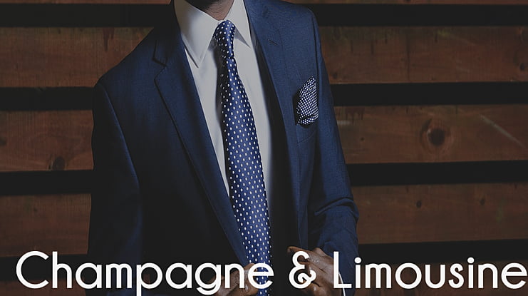 Champagne & Limousines Font Family