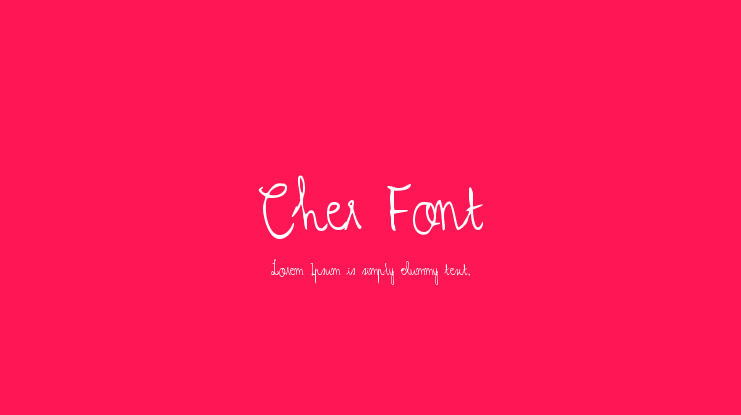 Cher Font