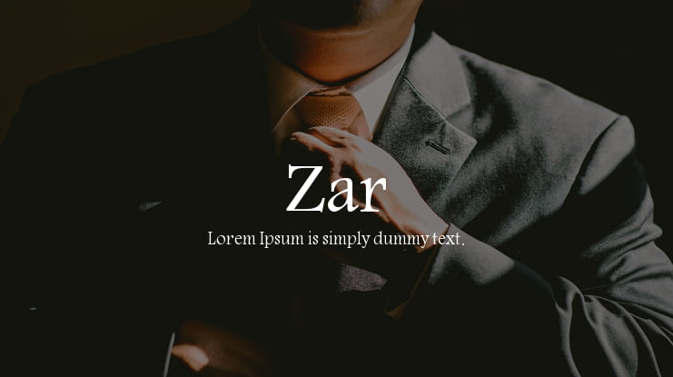 Zar Font