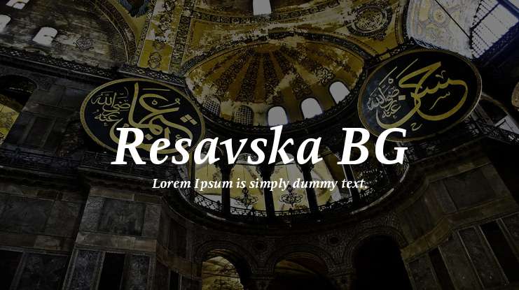 Resavska BG Font Family