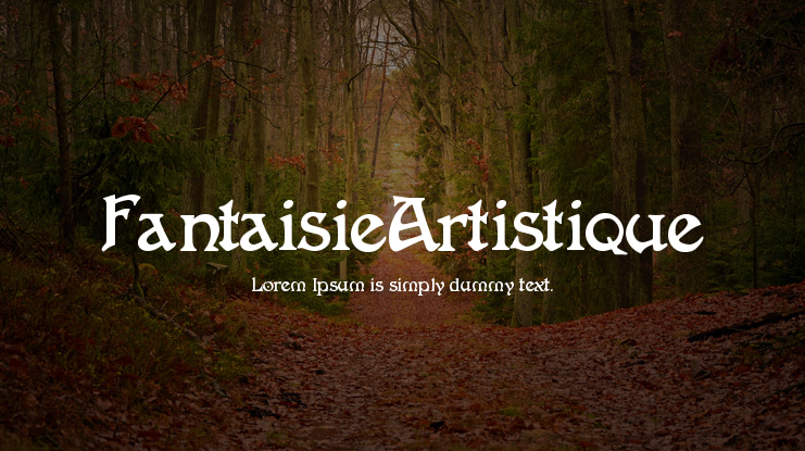 FantaisieArtistique Font