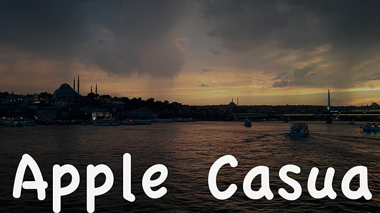 Apple Casual Font