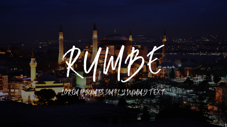 RUMBE Font