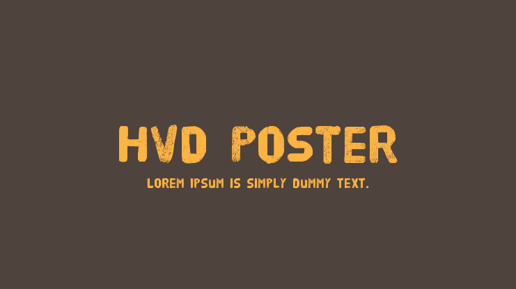 HVD Poster Font