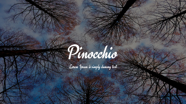 Pinocchio Font