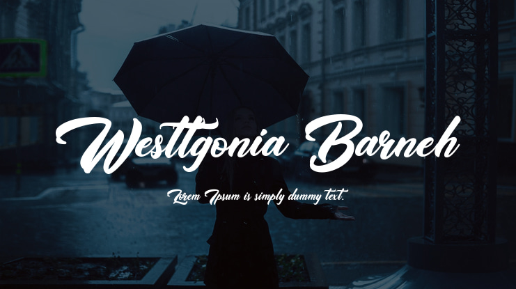 Westtgonia Barneh Font