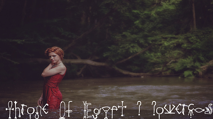 Throne Of Egypt _ Lowercase Font