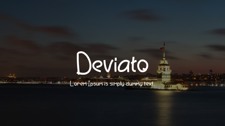 Deviato Font