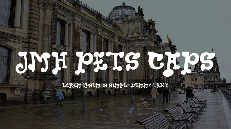 JMH PETS CAPS Font