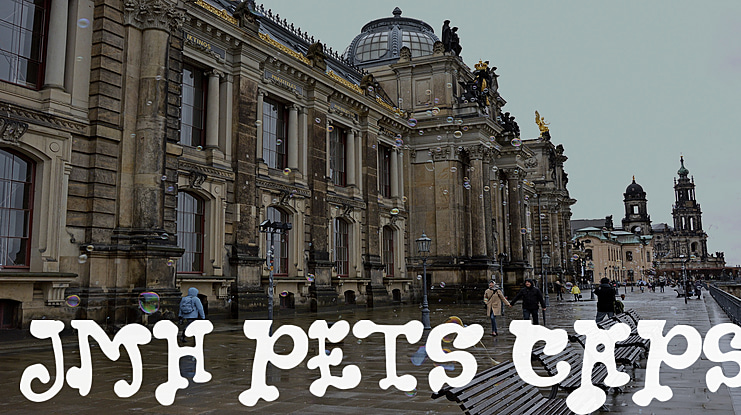 JMH PETS CAPS Font