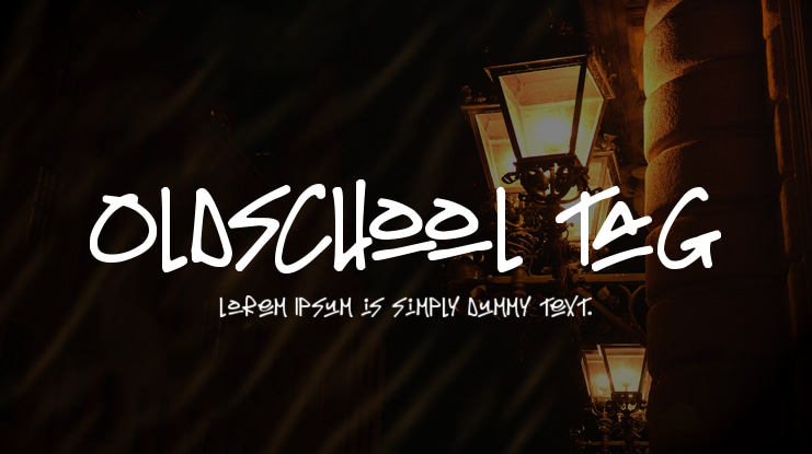 Oldschool Tag Font Family