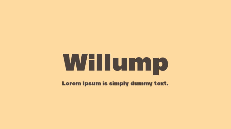 Willump Font