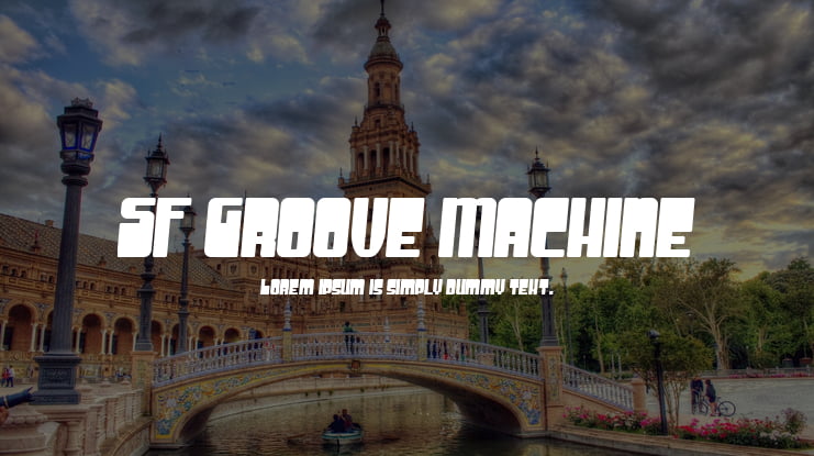 SF Groove Machine Font Family